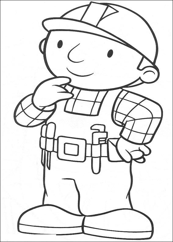 Kids-n-fun.com | Coloring page Bob the Builder Bob the Builder